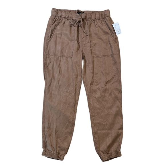 NWT Sanctuary Tencel Joggers in Praline Women's Medium M New Pants Brown Pockets - Picture 1 of 15
